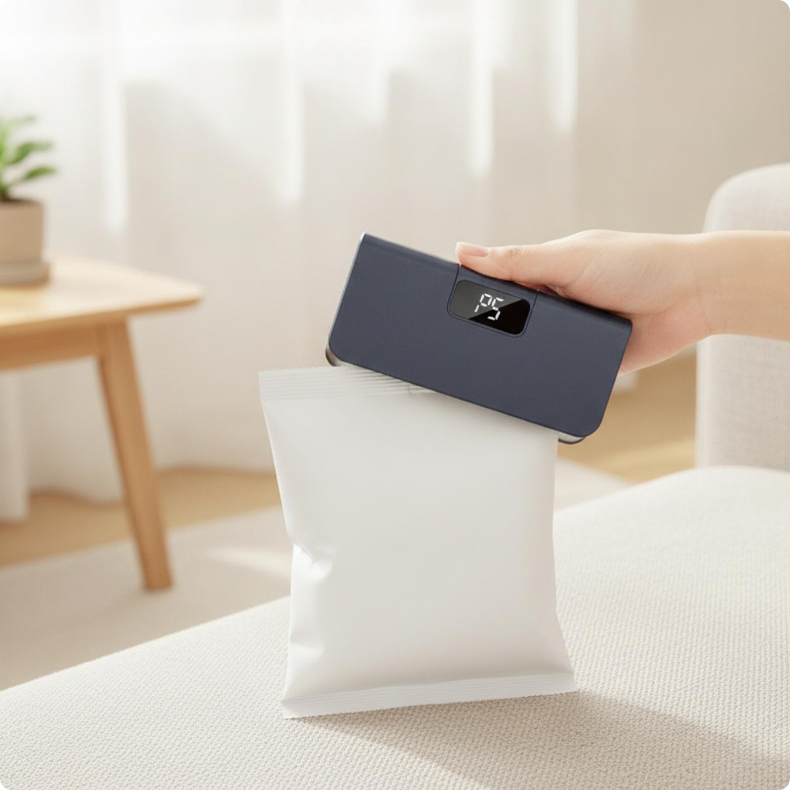 Food Storage Bag - Selador de Sacos com Display Digital