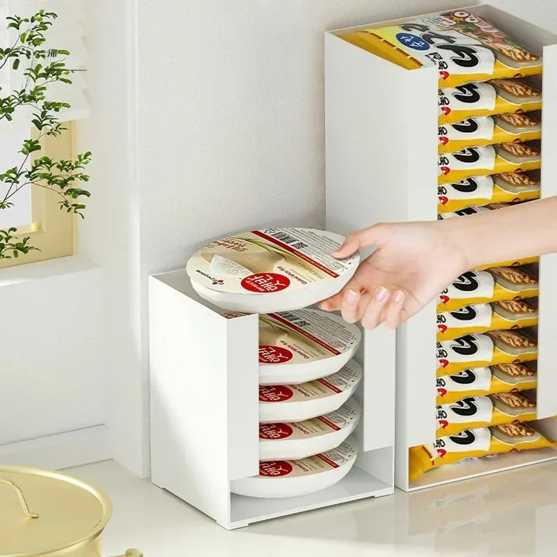 Food Storage With Dividers - Caixa Organizadora Multifuncional para Macarrão Instantâneo,