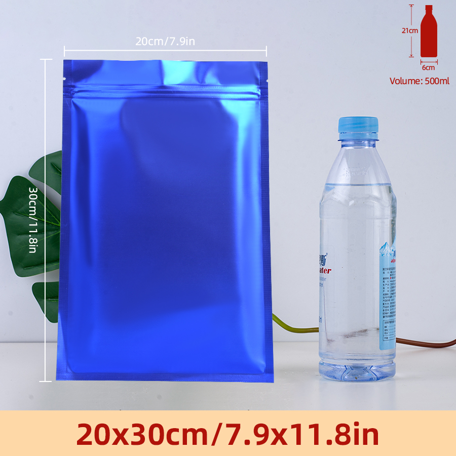 Food Storage Bag - 100 unidades de bolsas com zíper