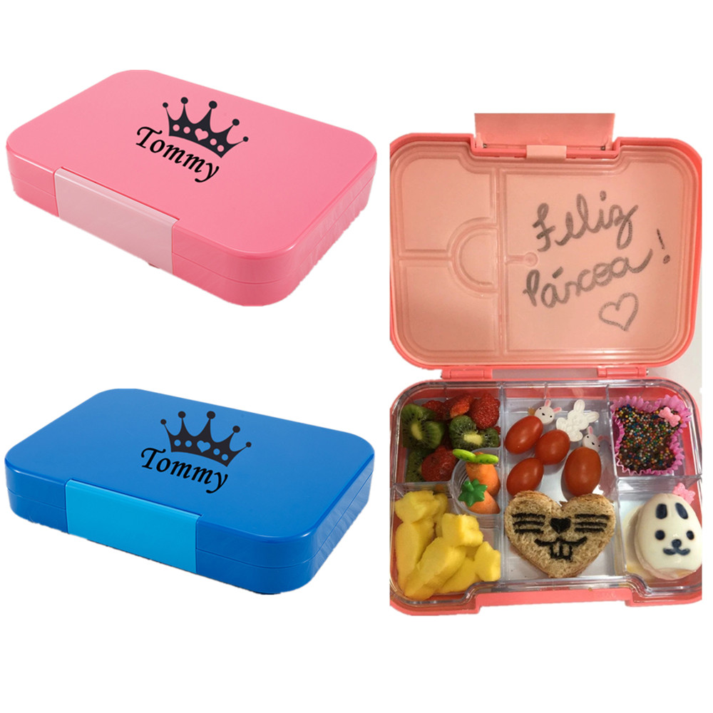 Food Storage Oven Safe - Miyocar personalizado qualquer nome lancheira 6-compartimento