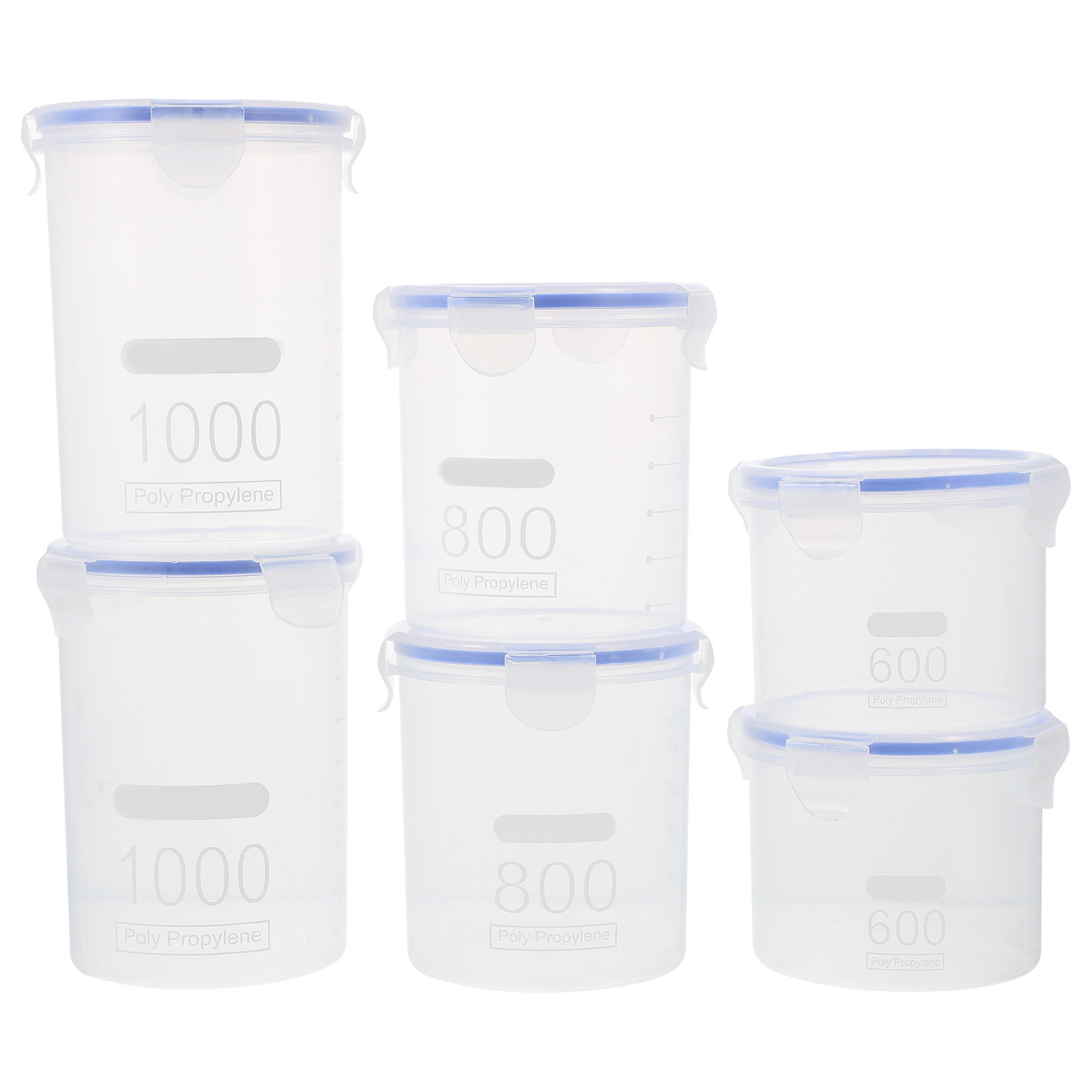 6 Potes Herméticos de Armazena - Food Storage Containers avaliação e preço