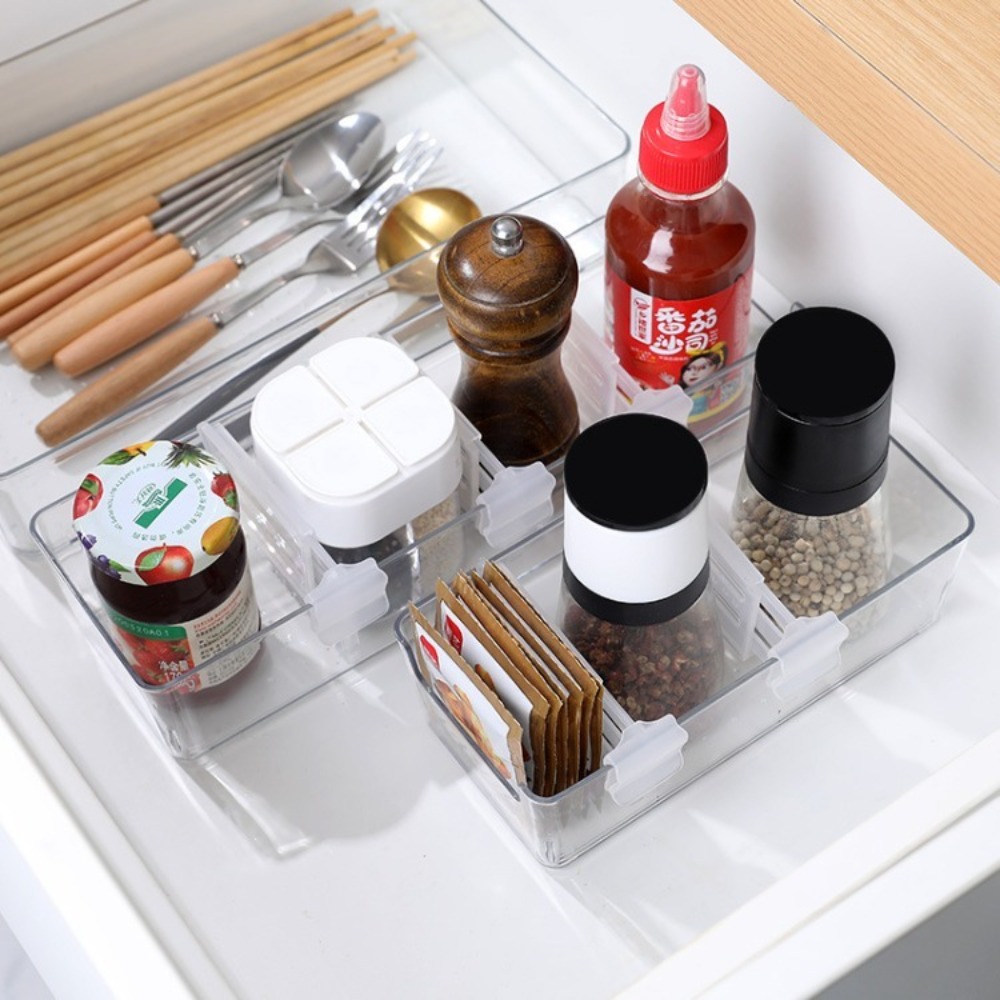 1/4 Peças Divisor de Espaço Aj - Food Storage With Dividers avaliação e preço