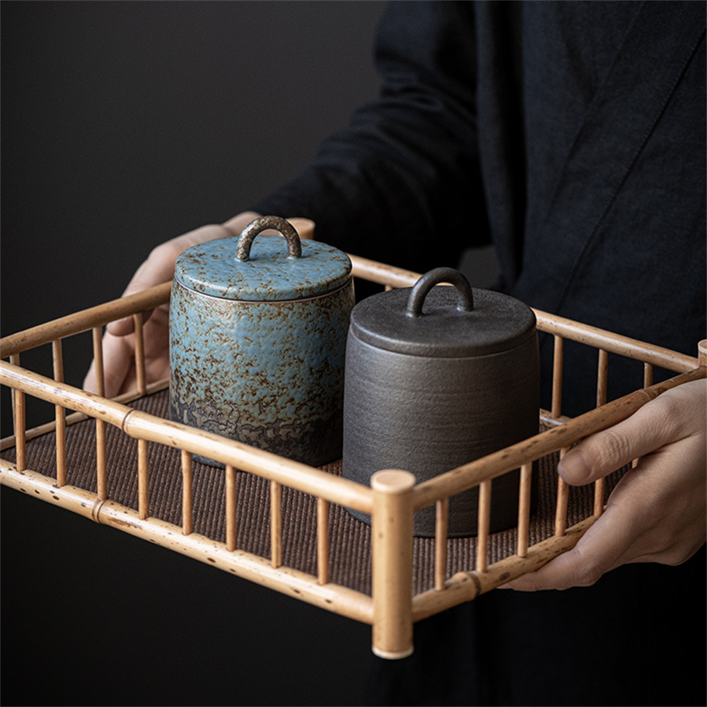 Caddy de chá de cerâmica, fras - Food Storage With Dividers avaliação e preço