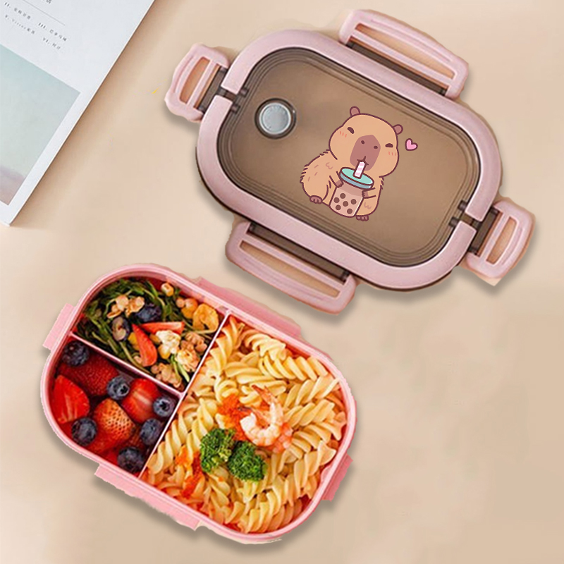 Capivara bento lancheira anime - Food Storage Containers avaliação e preço