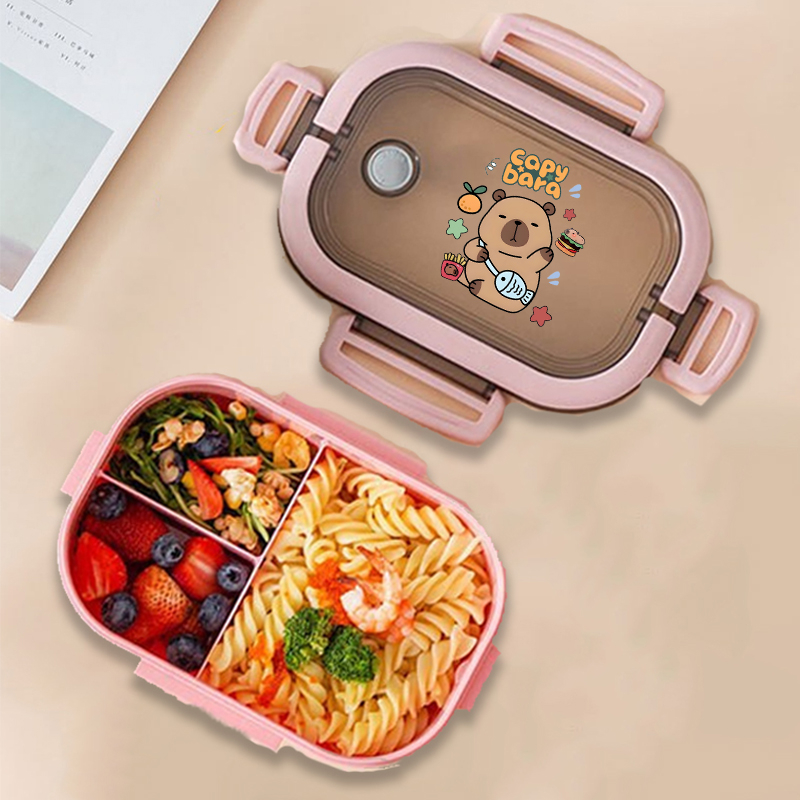 Capivara bento lancheira anime - Food Storage Containers avaliação e preço