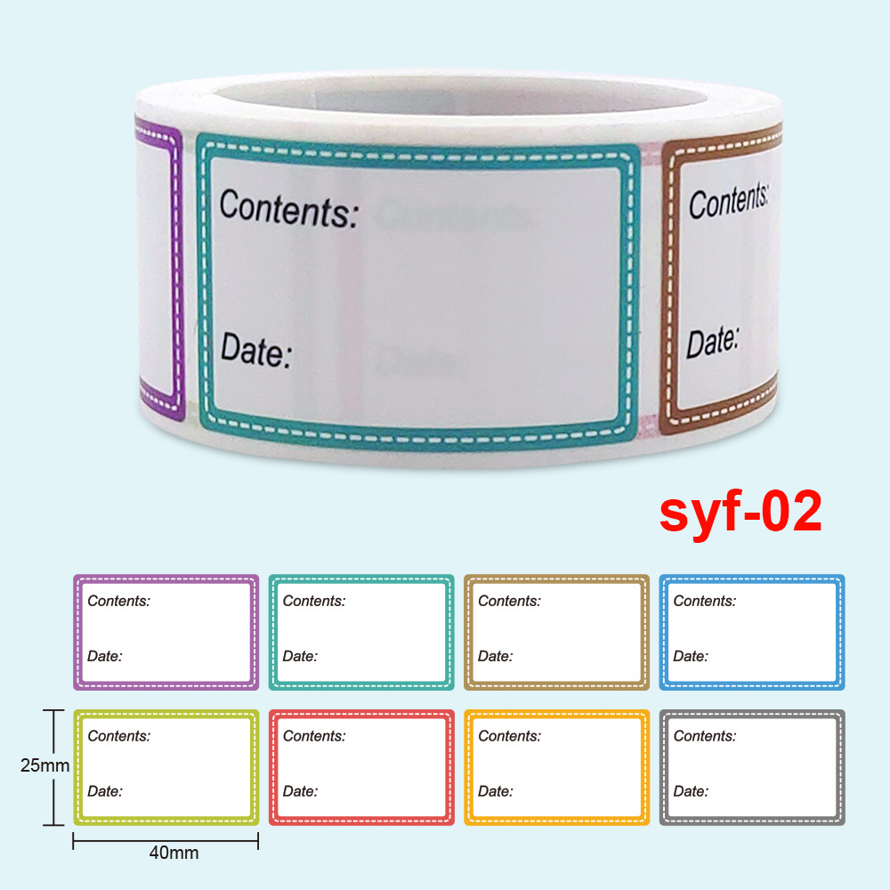 Data segura catálogo de alimen - Food Storage Labels avaliação e preço