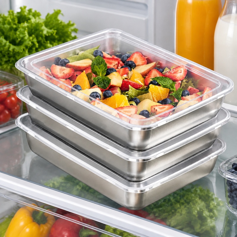 Conjunto de 3 recipientes de a - Food Storage Meals avaliação e preço