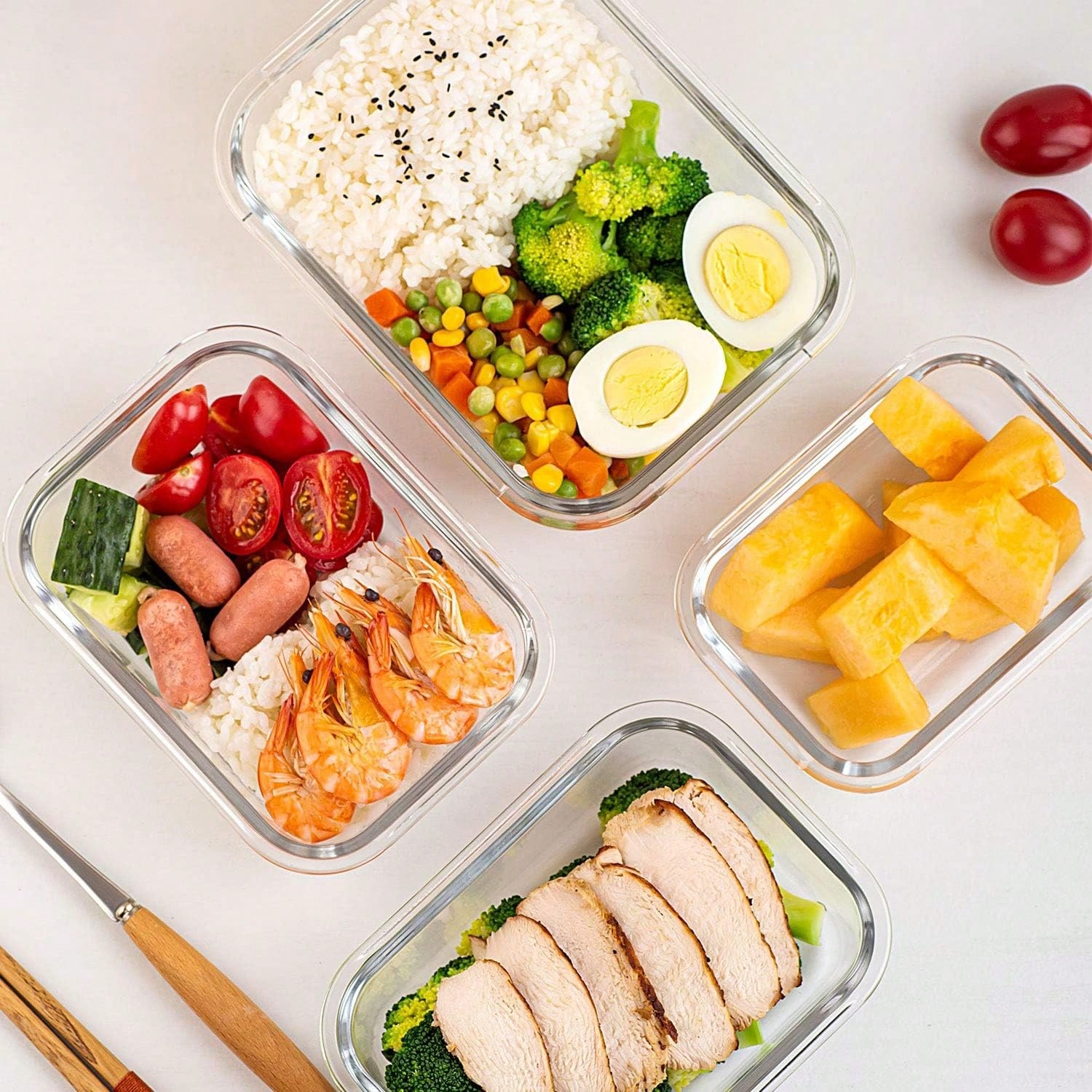 Conjunto de 10 Recipientes de  - Food Storage Oven Safe avaliação e preço