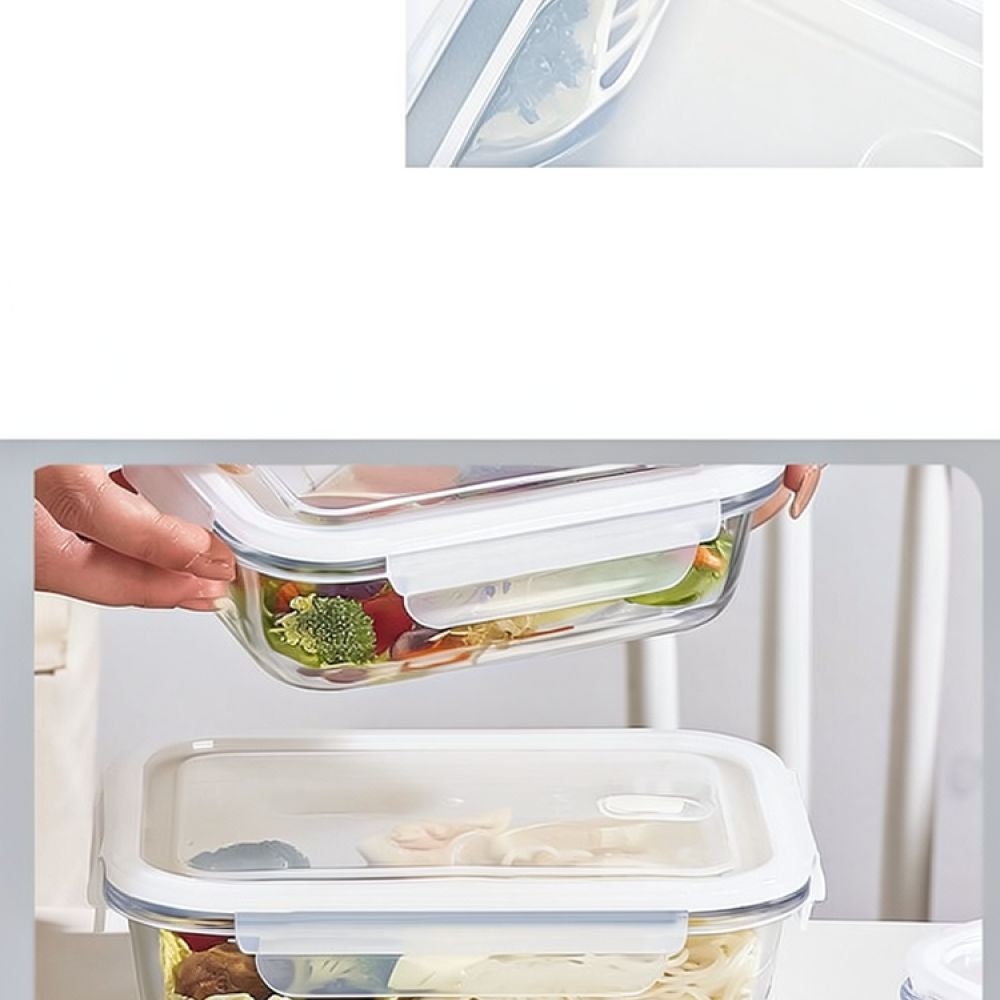 Caixa de almoço de vidro, adeq - Food Storage With Dividers avaliação e preço