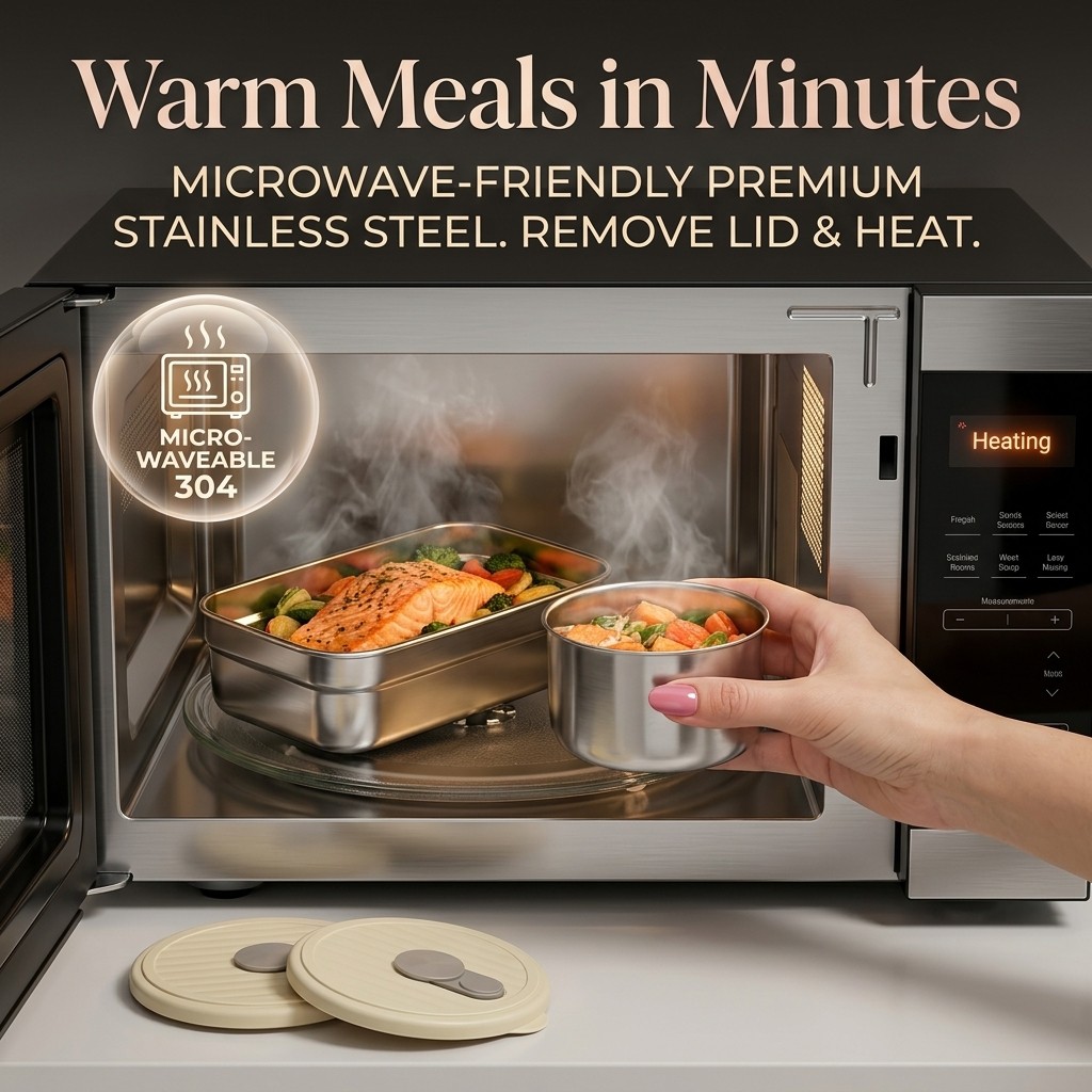 Conjunto de Caixa Bento em Aço - Food Storage Oven Safe avaliação e preço