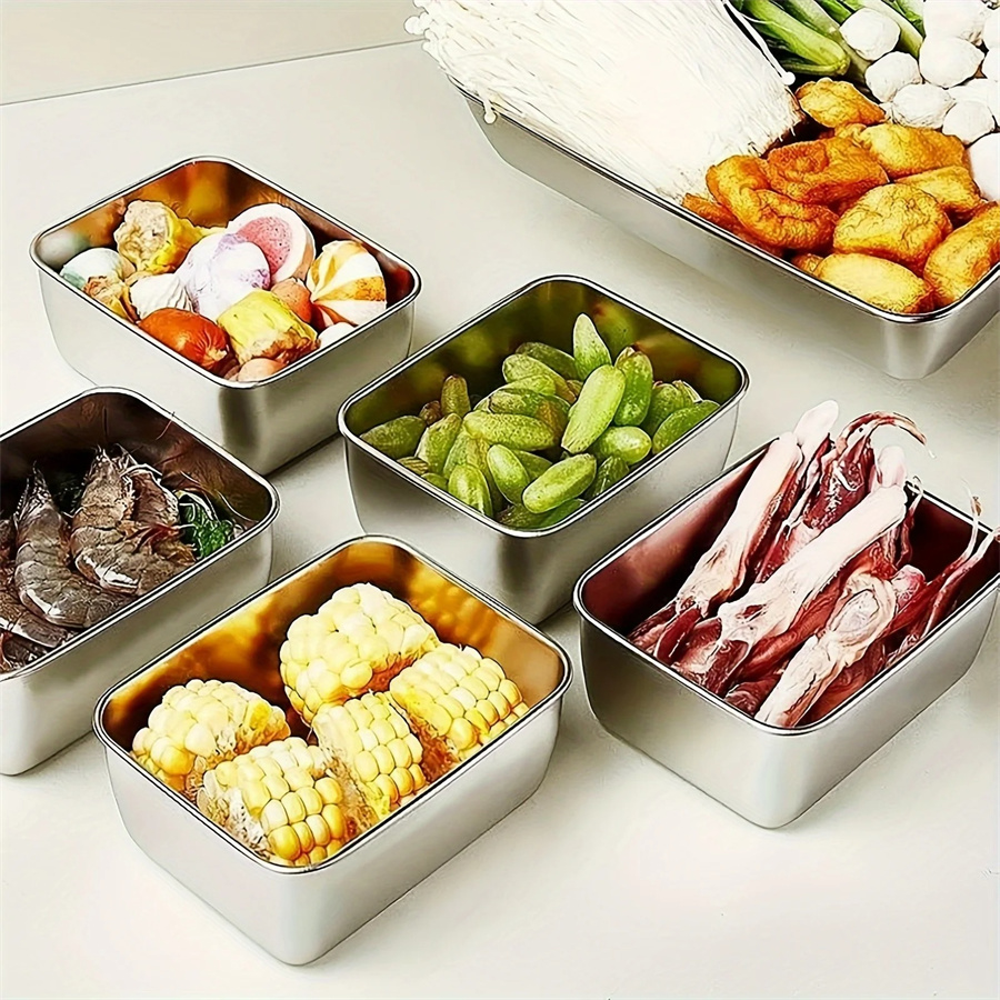 1/3/5 pces caixa de armazename - Food Storage Oven Safe avaliação e preço